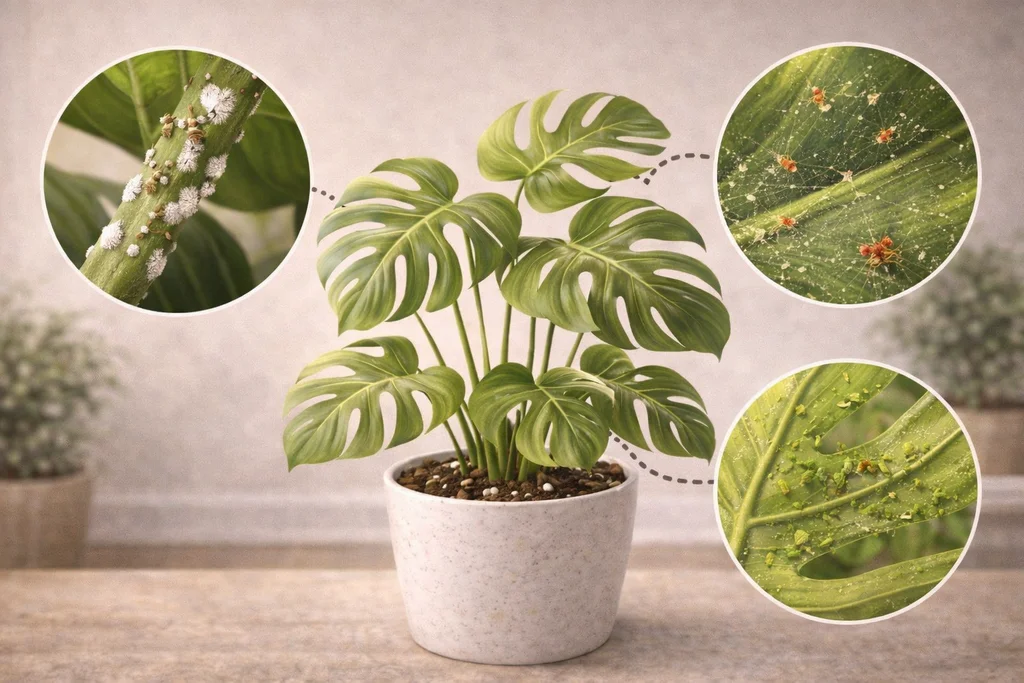 Parasites courants sur les plantes d’intérieur