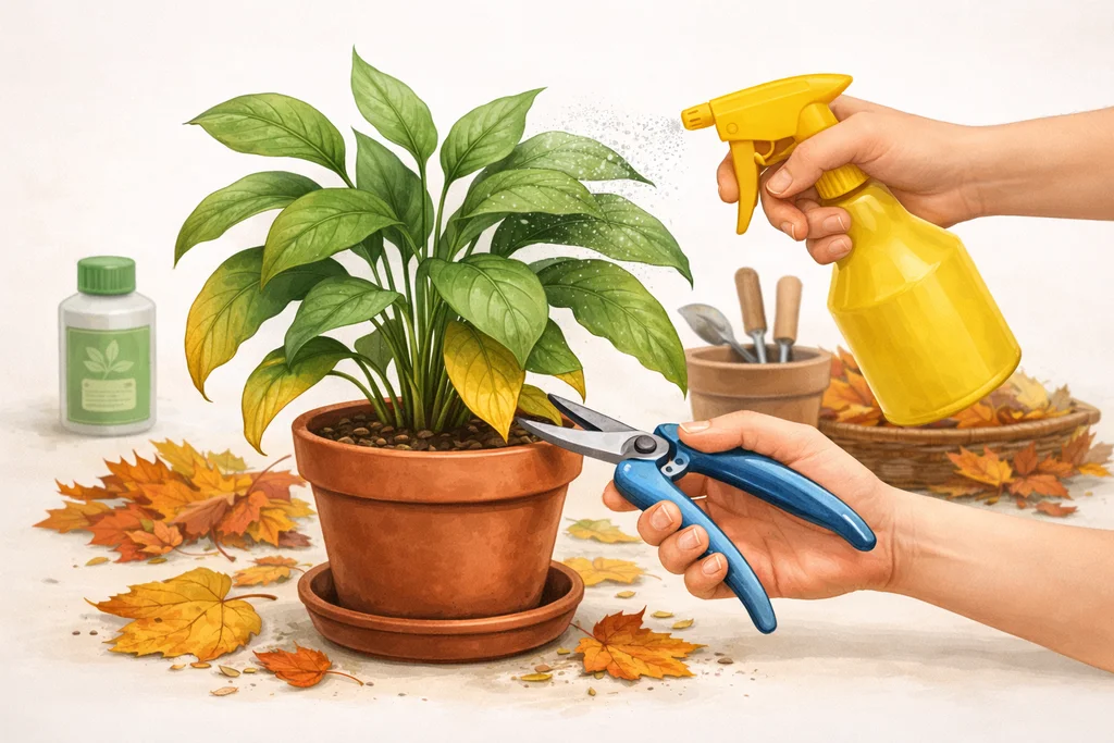 Entretien express des plantes en automne